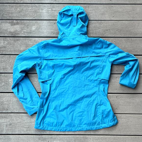 Item 128 Mountain Warehouse Waterproof jacket, blue US 10, - Picture 2 of 3